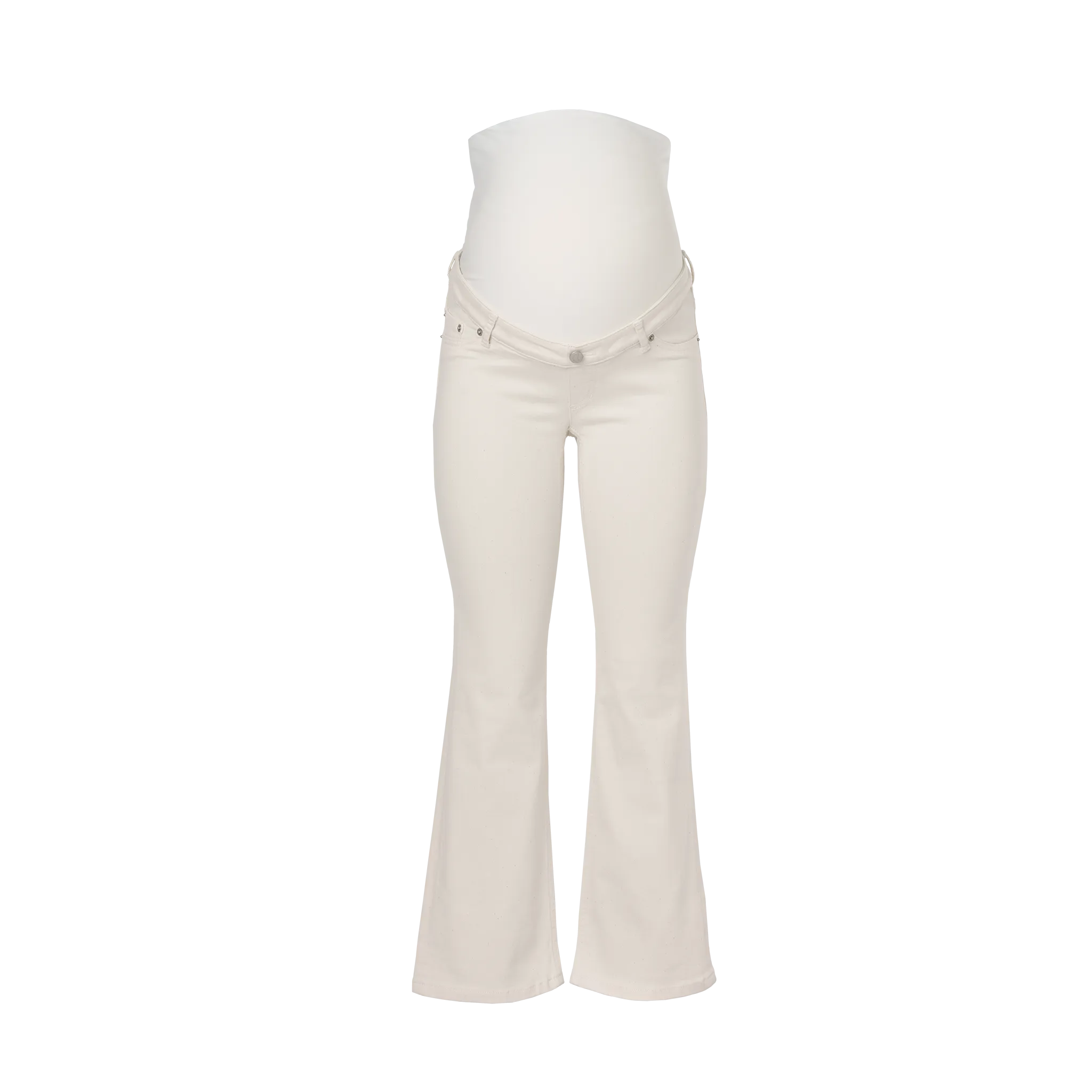 02 Flare Fit - Ecru White