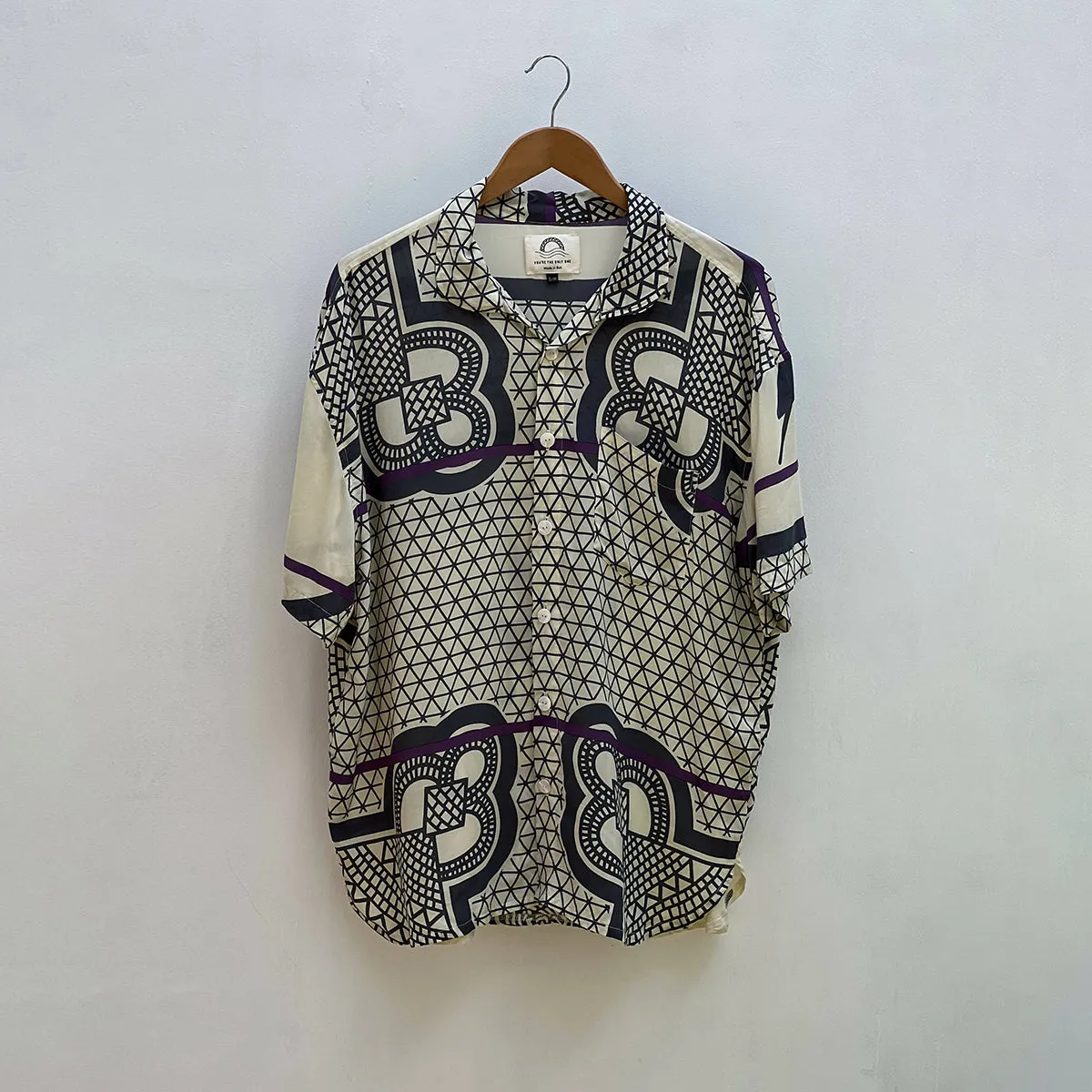 Basotho lounge shirt vanilla