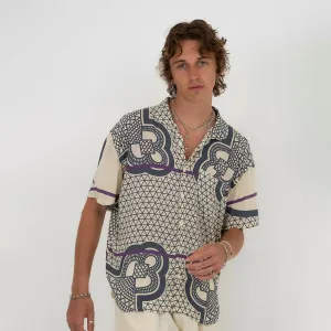 Basotho lounge shirt vanilla