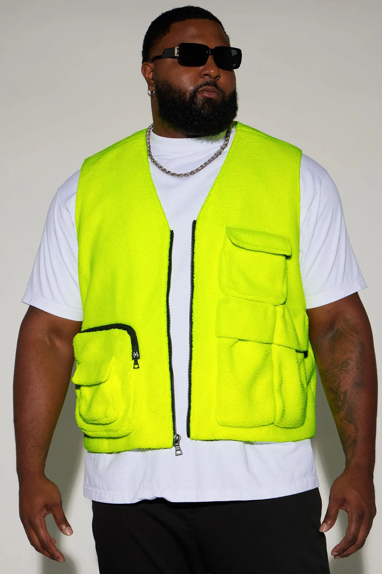 Bhutan Sherpa Vest - Lime