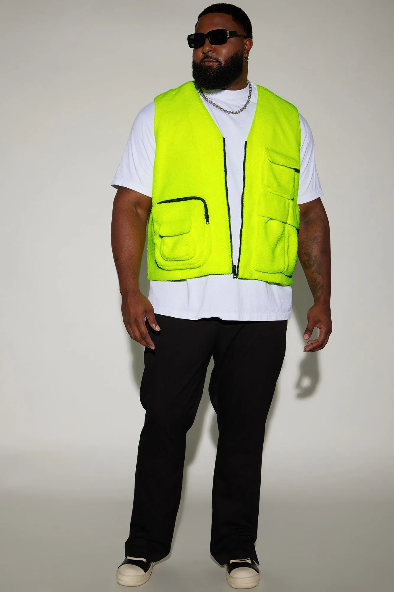 Bhutan Sherpa Vest - Lime