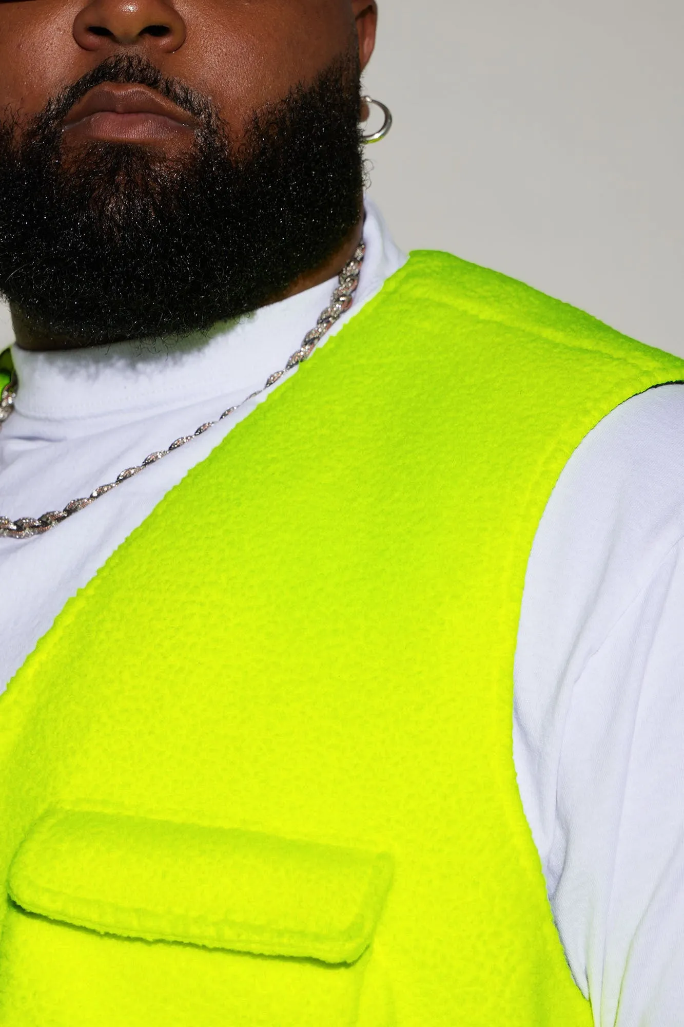 Bhutan Sherpa Vest - Lime