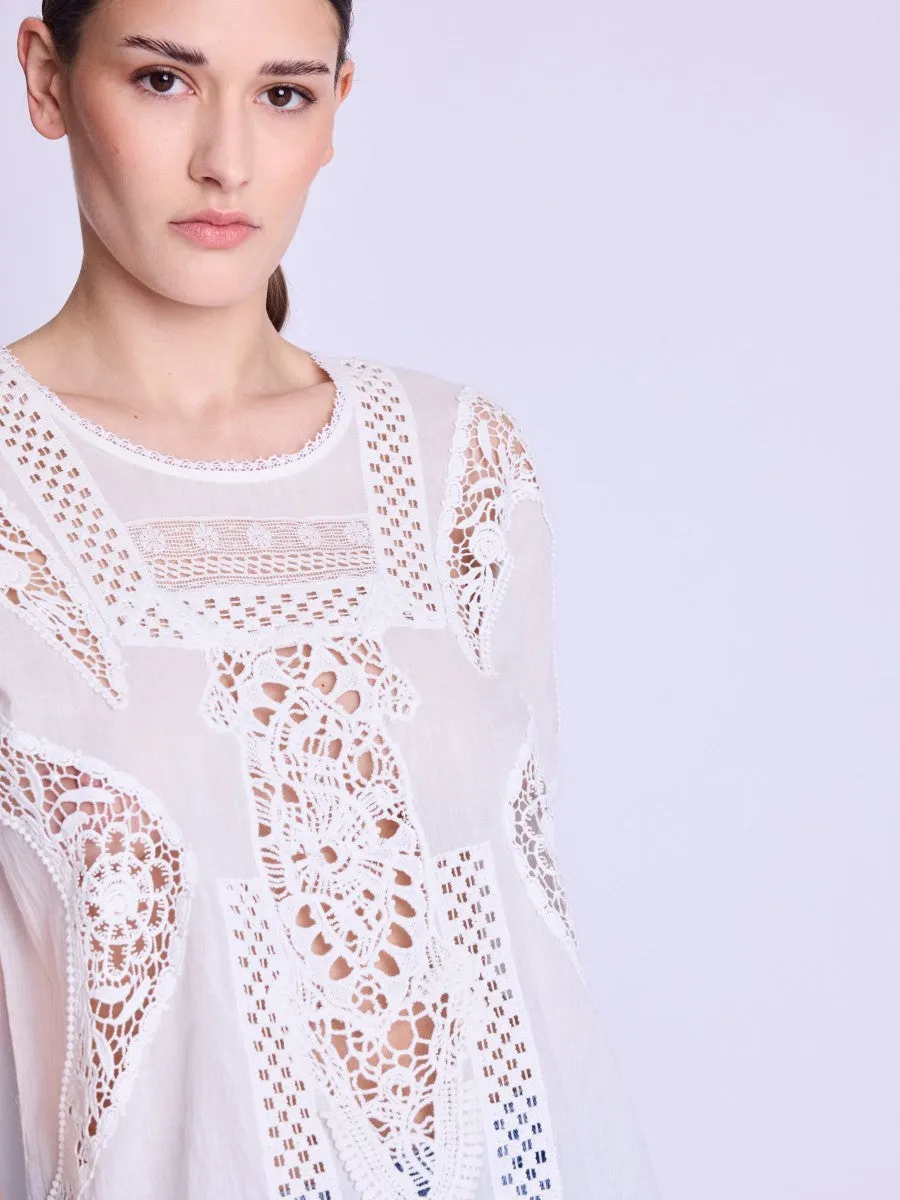 Blouse 18taylorbird6u 18taylorbird6uht Off-White