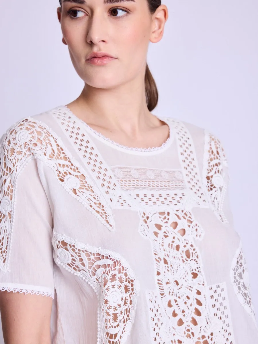 Blouse 18taylorbird6u 18taylorbird6uht Off-White