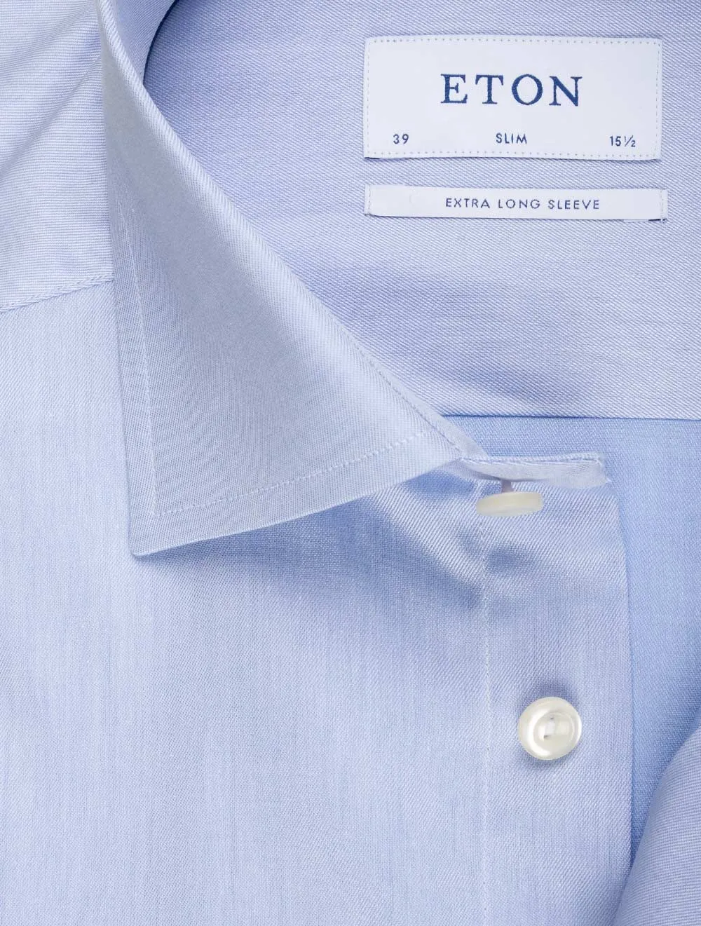 Blue Extra Long Slim Fit Shirt