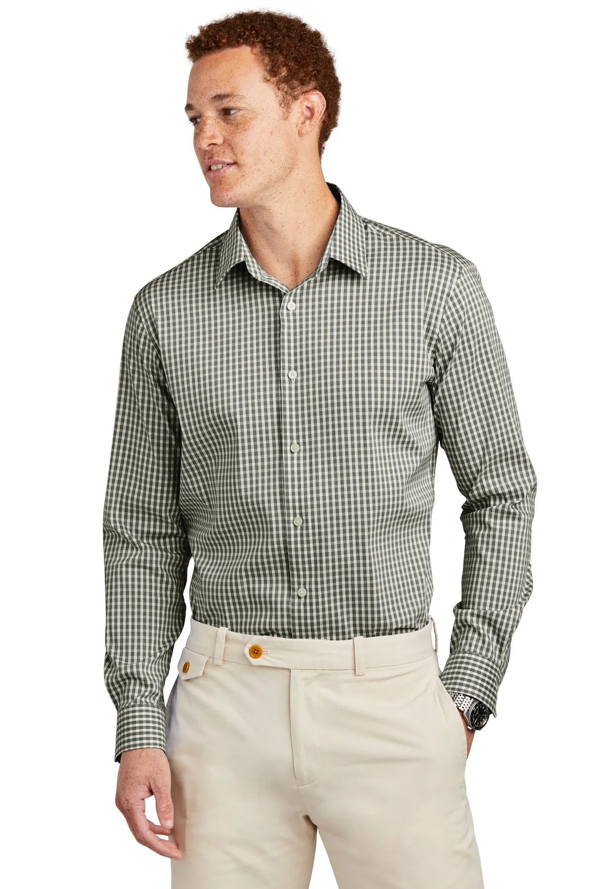 Brooks Brothers Tech Stretch Patterned Shirt