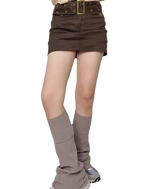 Casual Flared Solid Color Leg Warmers Accessories