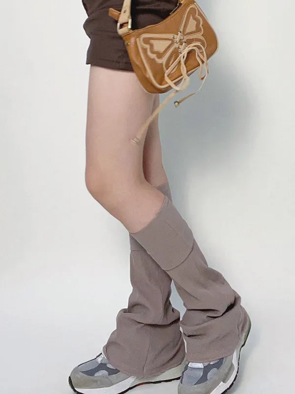 Casual Flared Solid Color Leg Warmers Accessories