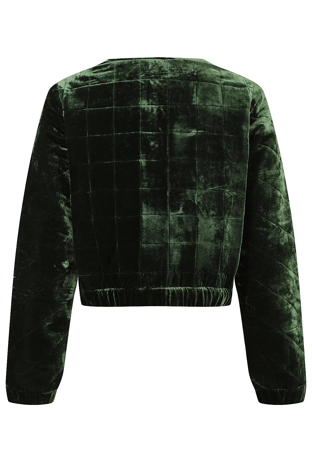 Chaqueta Velvet Bomber - Emerald