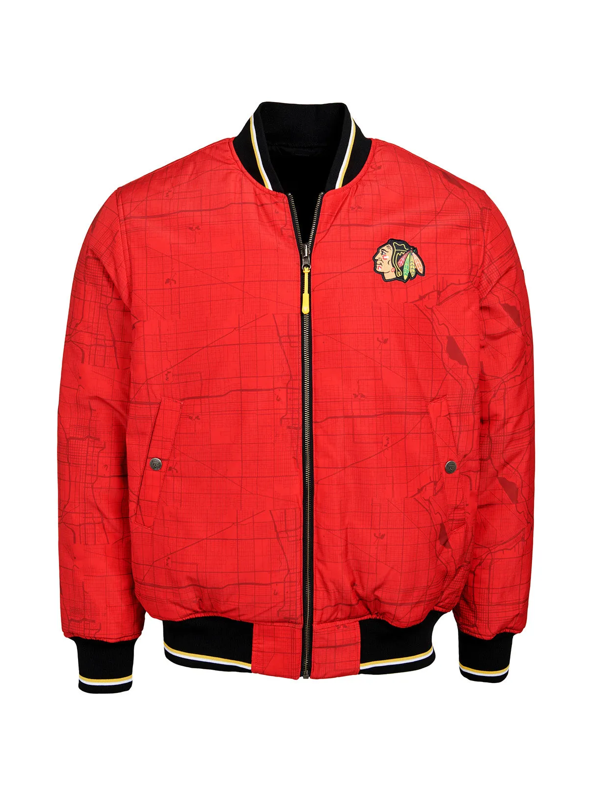 Chicago Blackhawks Reversible Bomber