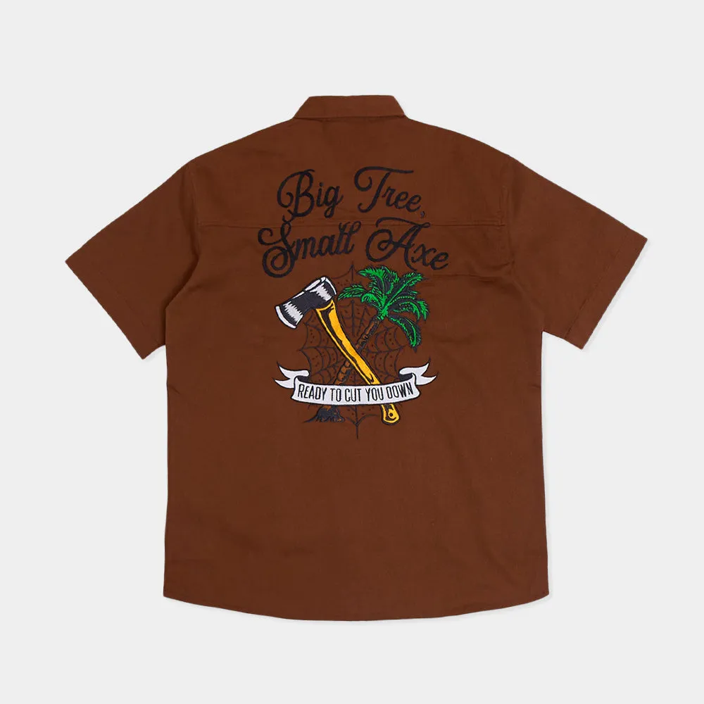 Chop Em' Work Shirt Brown