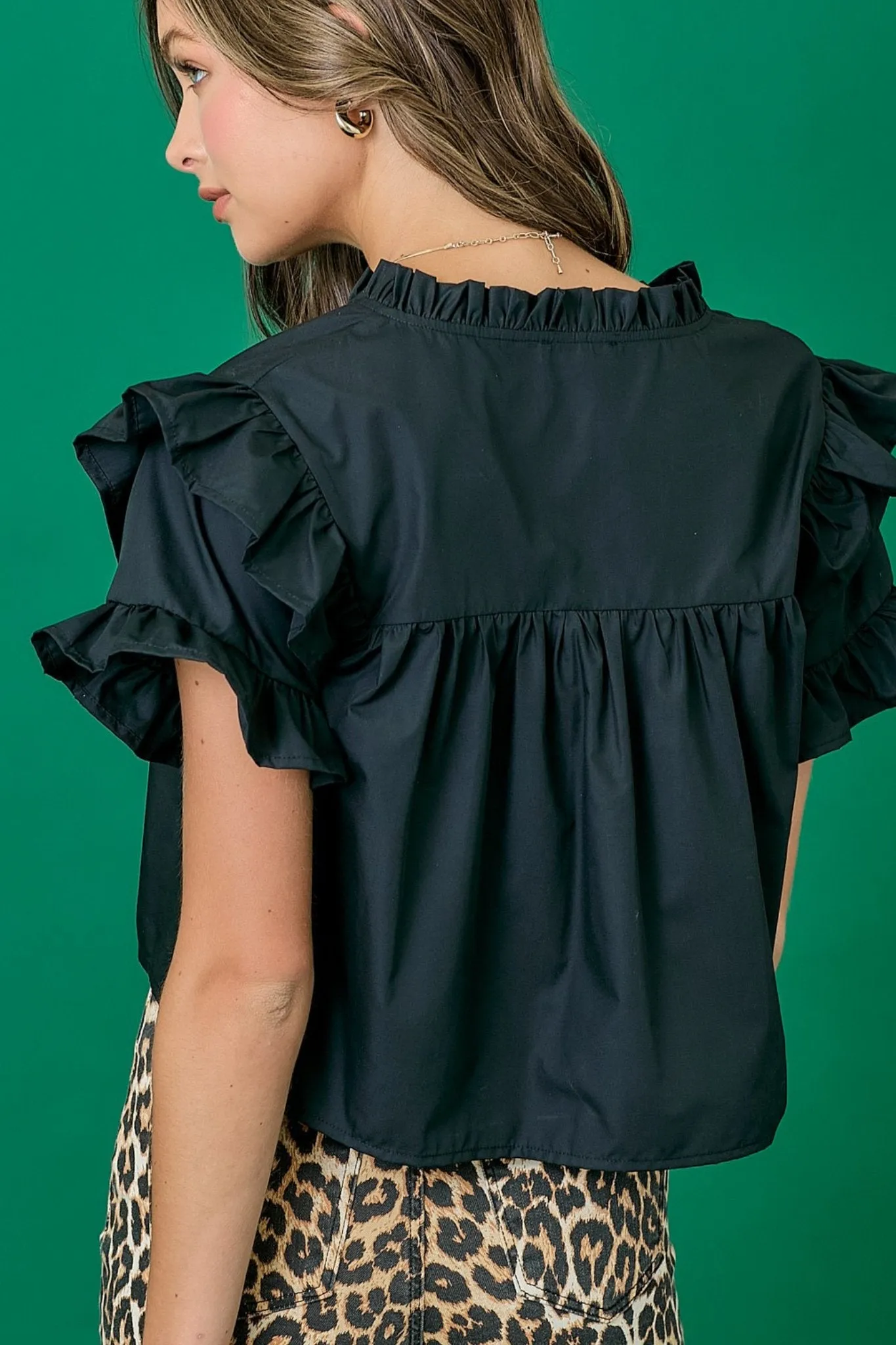 Colette Blouse in Black