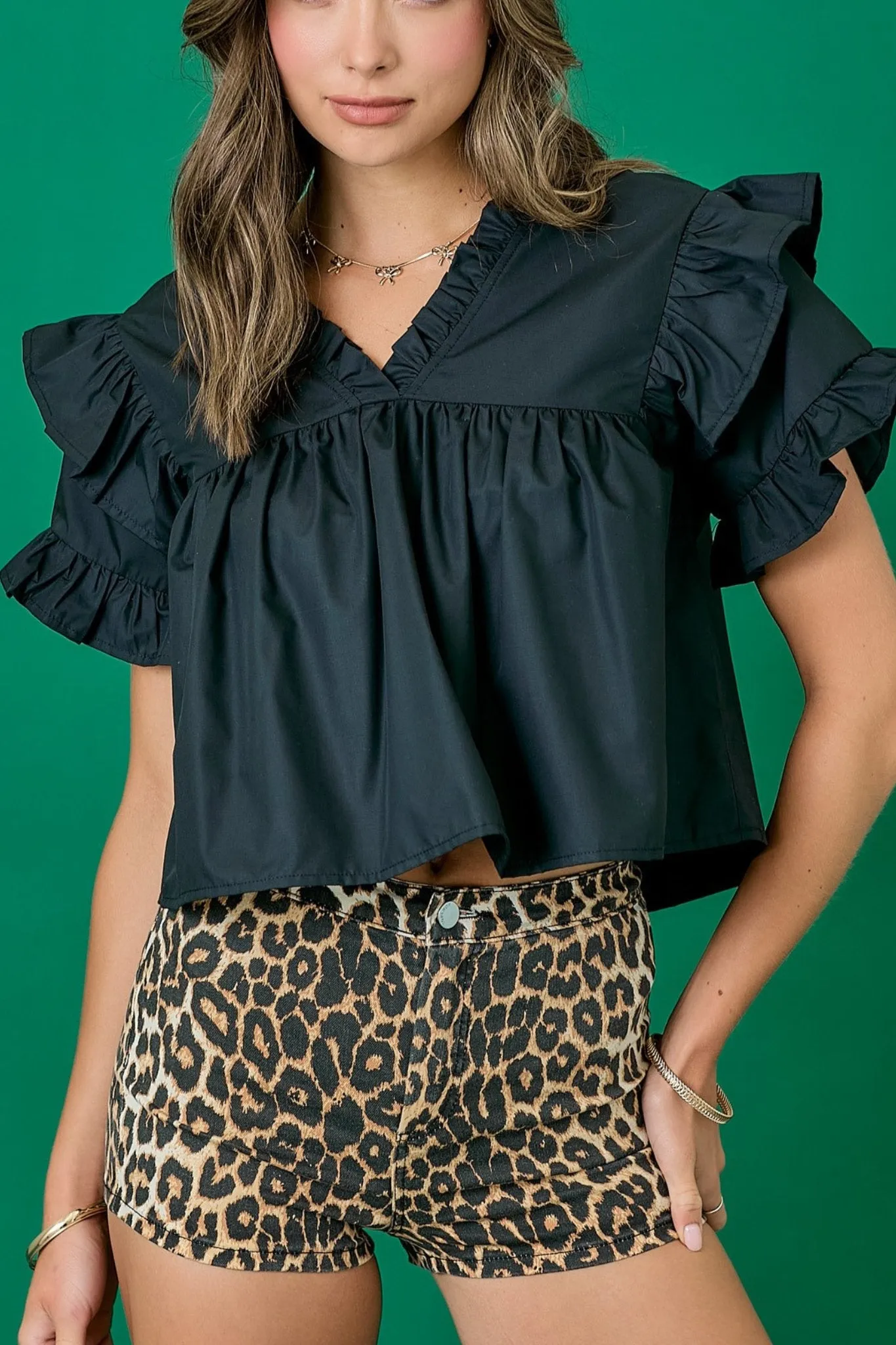 Colette Blouse in Black