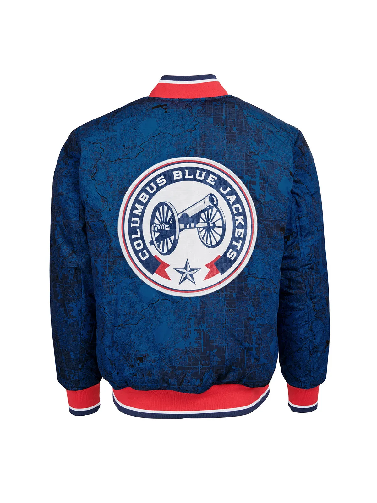 Columbus Blue Jackets Reversible Bomber