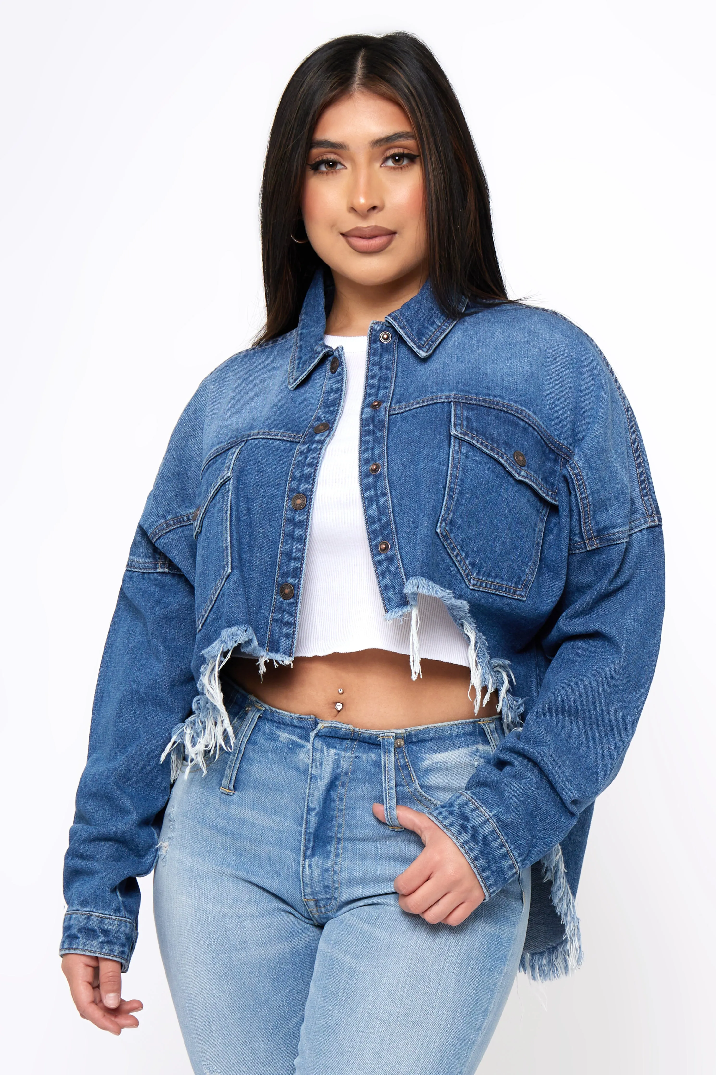 Cropped Shacket