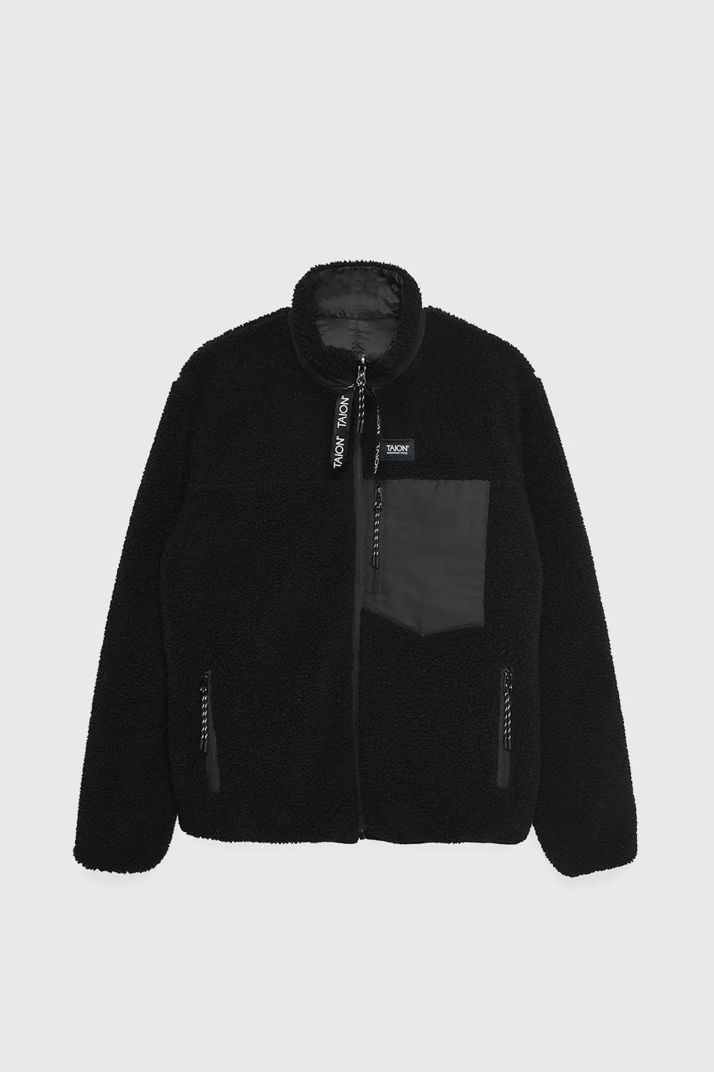 Down x Boa Reversible Jacket - Black / Black