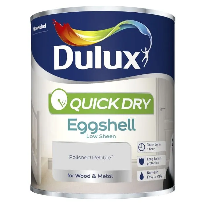 Dulux Quick Dry Eggshell Polished Pebble - 750ML