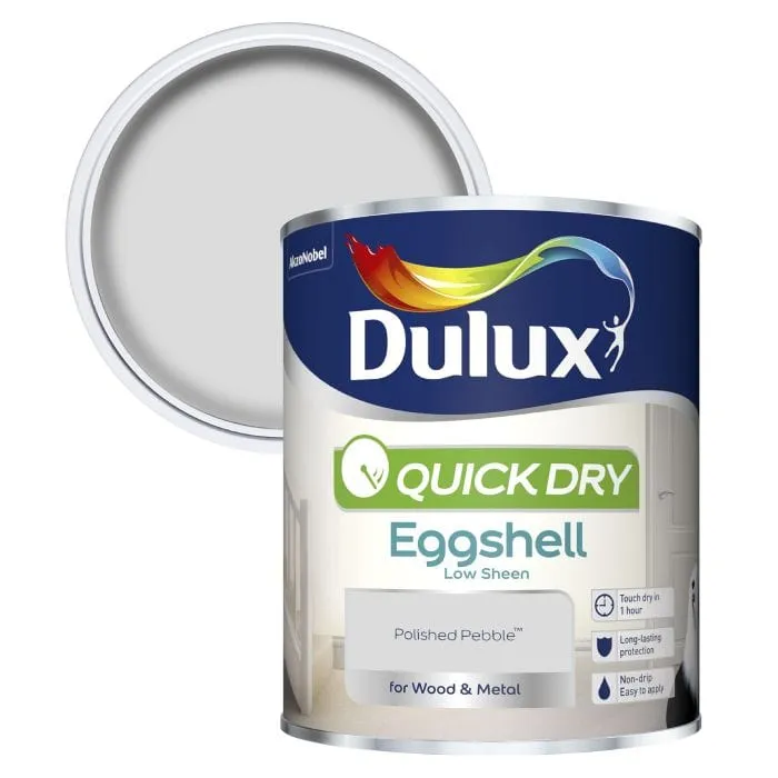 Dulux Quick Dry Eggshell Polished Pebble - 750ML