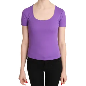 GF Ferre Chic Purple Casual Top for Everyday Elegance