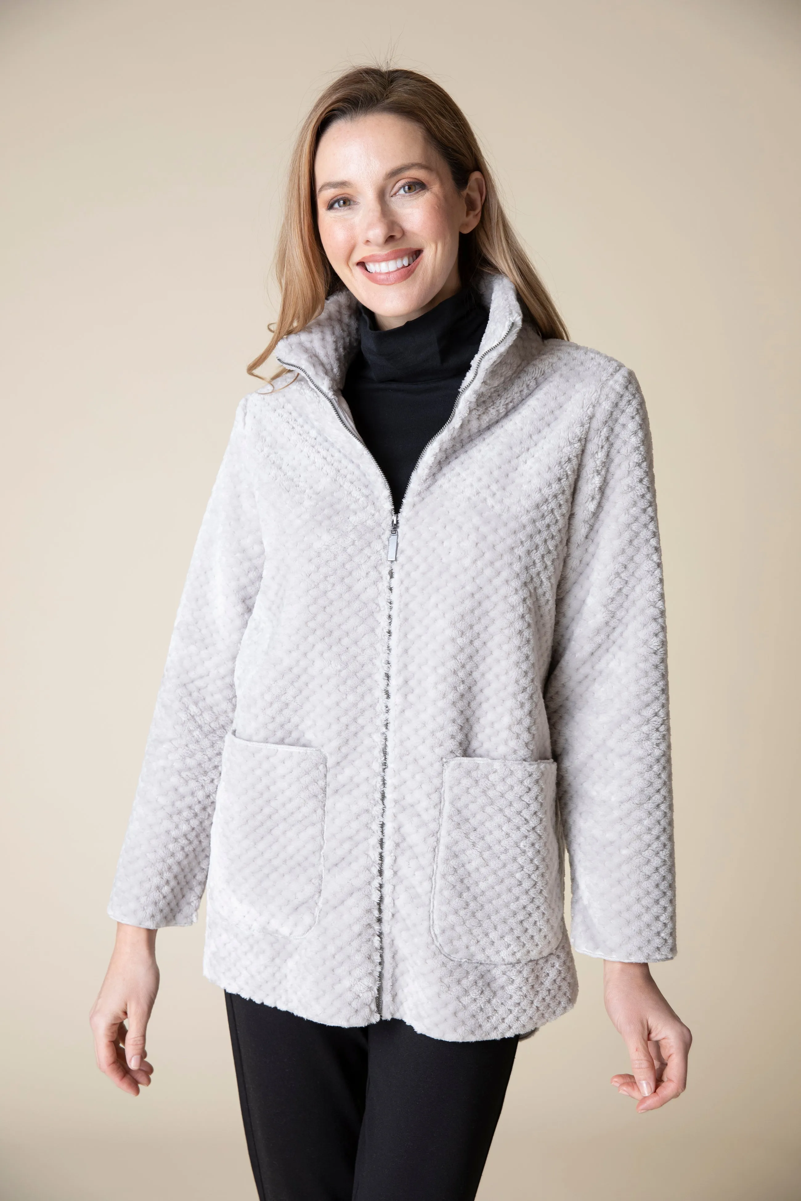 Habitat "Harvest Fleece" Sherpa Car Coat - 43165