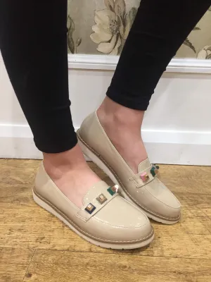 Julie Nude Loafer