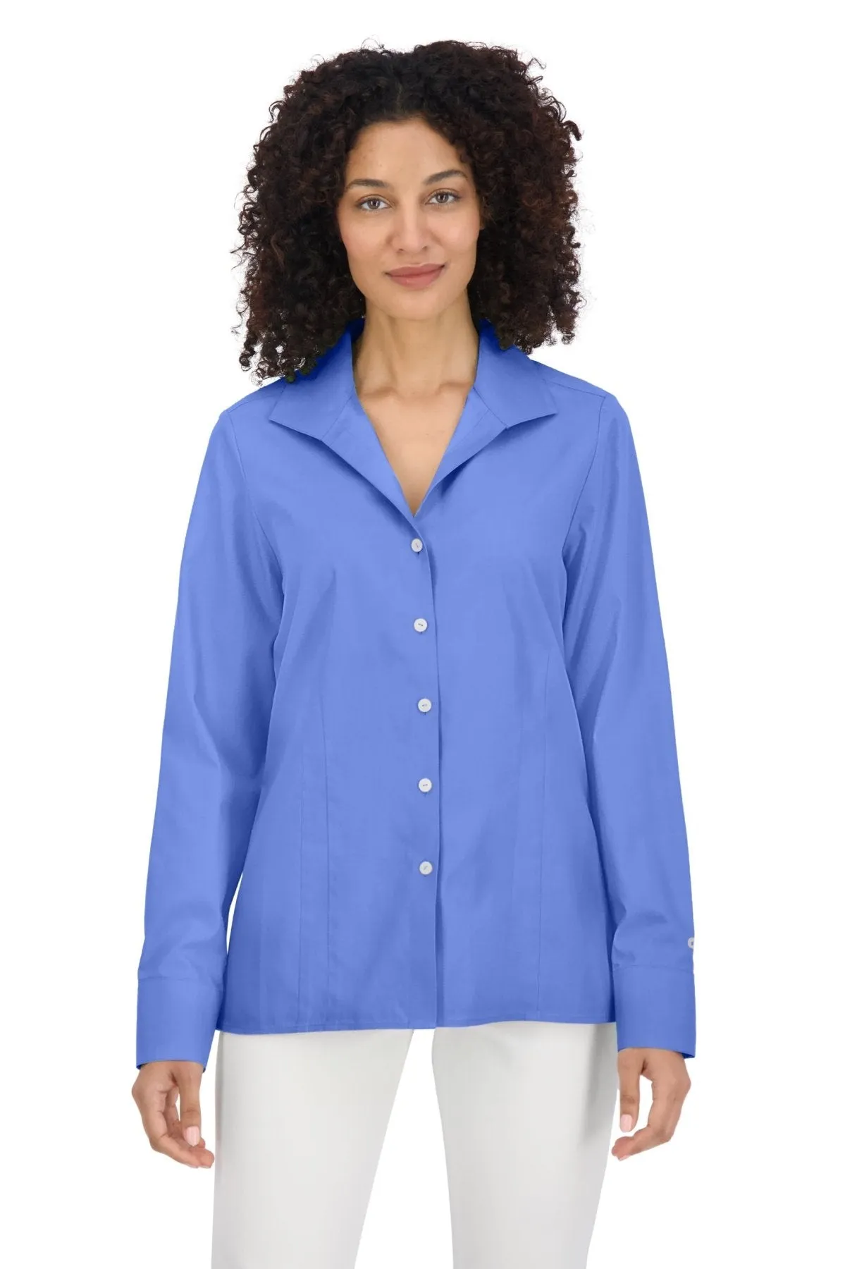 Katie Long Sleeve Pinpoint No Iron Shirt