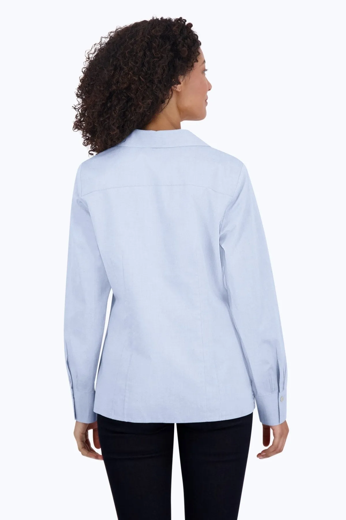 Katie Long Sleeve Pinpoint No Iron Shirt