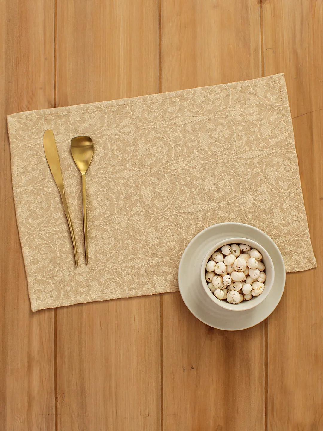 Kuvalaya - Set Of 2 Placemats (Beige)