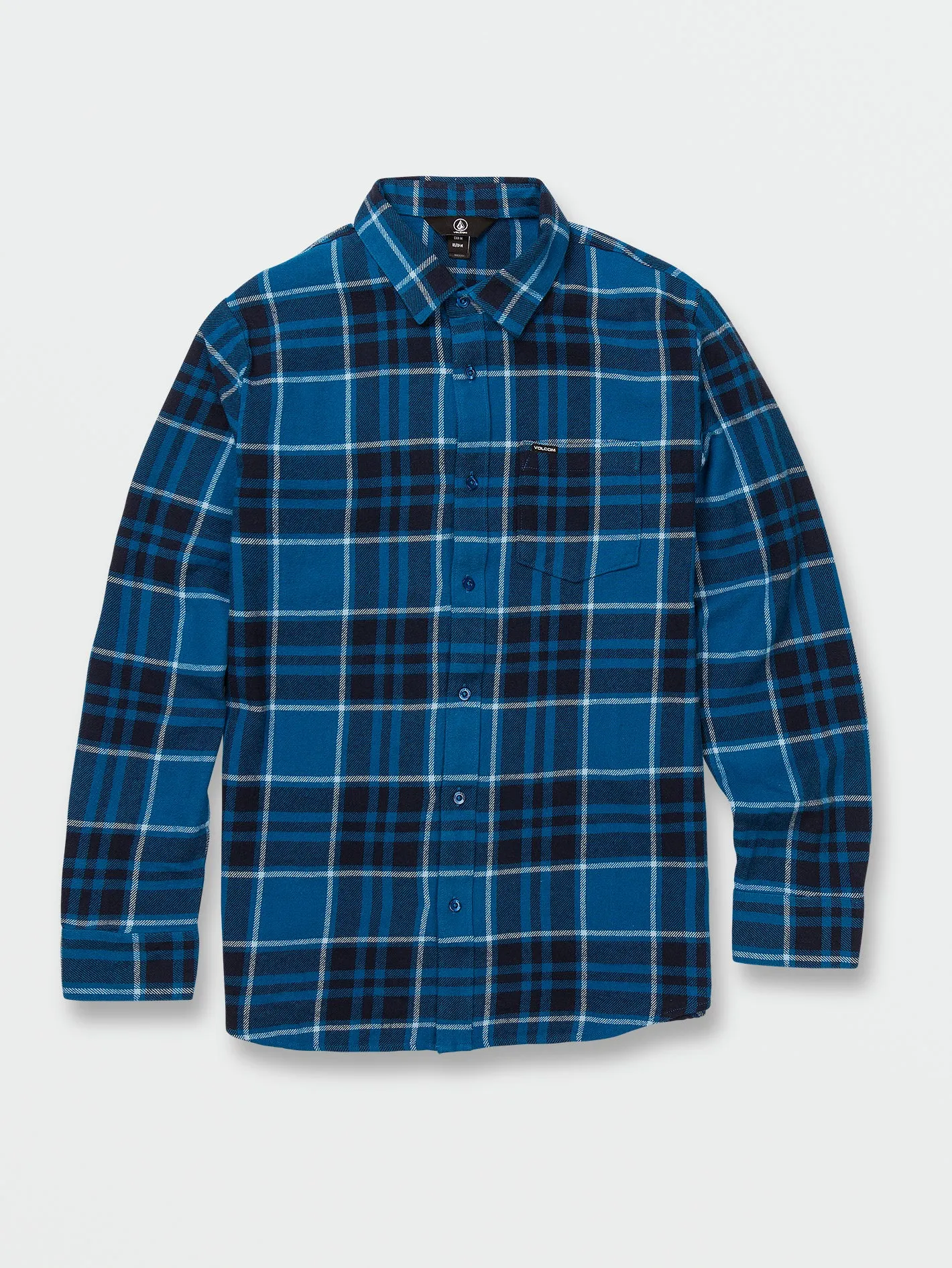 Leland Long Sleeve Flannel - Blue Sapphire