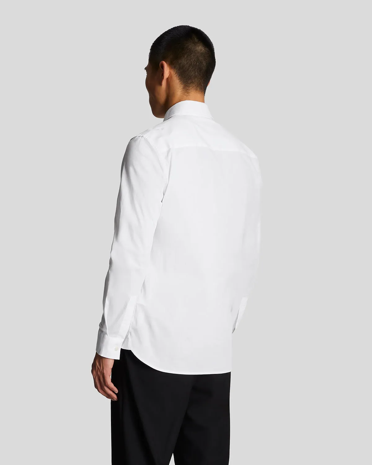 Long Sleeve Slim Fit Poplin Shirt