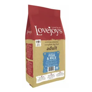 Lovejoys Hypoallergenic 2kg Dry Adult Fish & Rice Dog Food