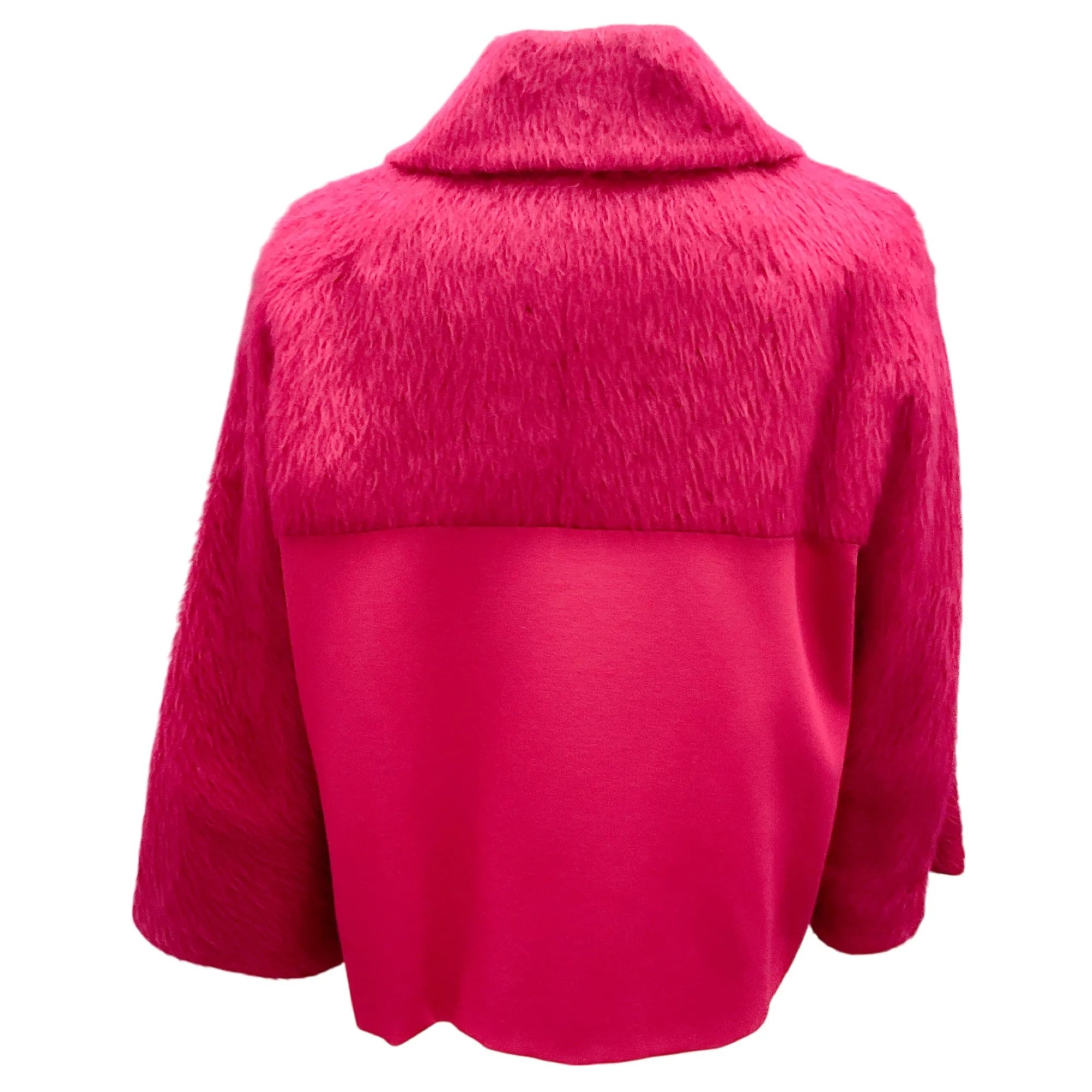 Max Mara Fuchsia Alpaca Jacket