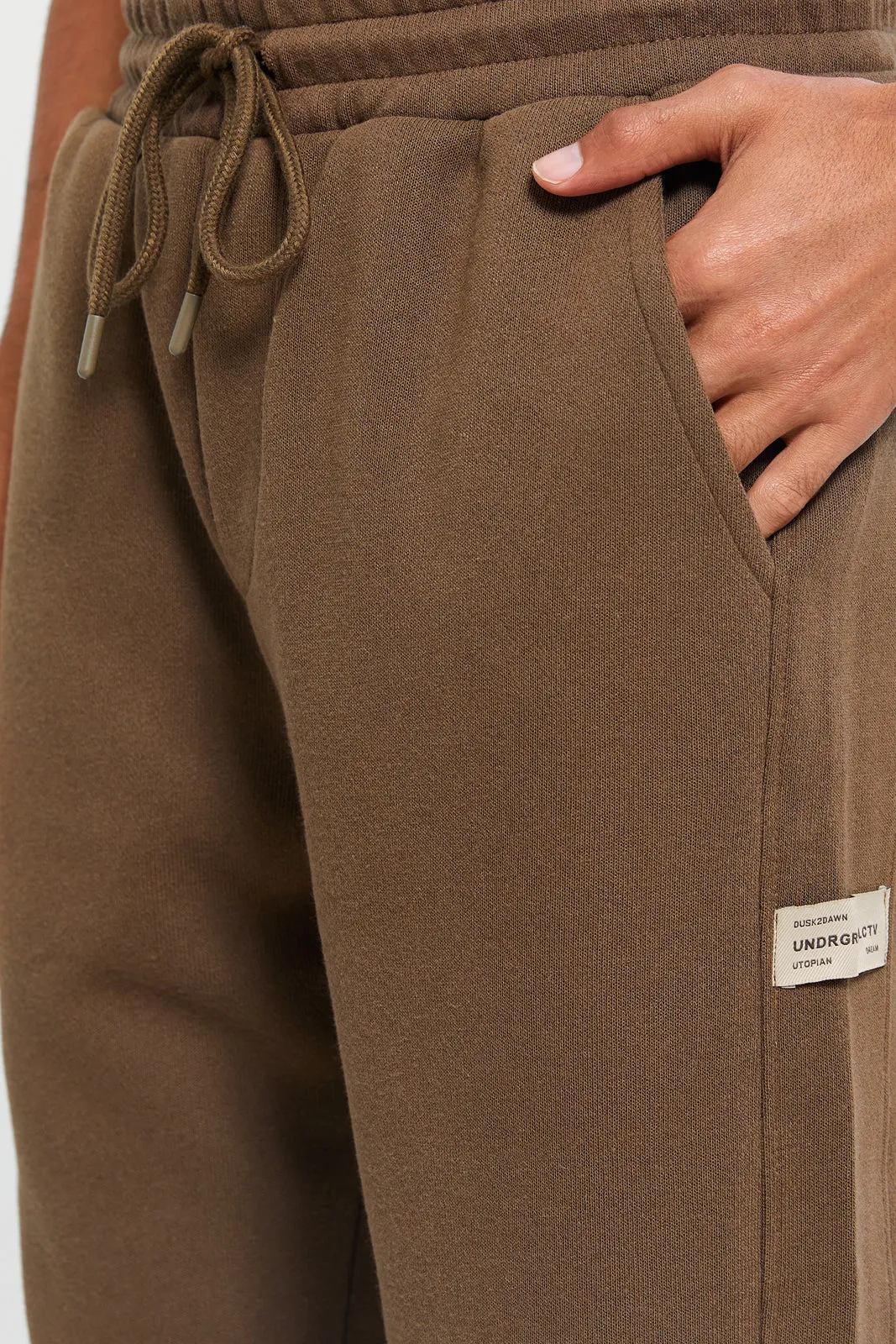 Men Brown Jogger Pants