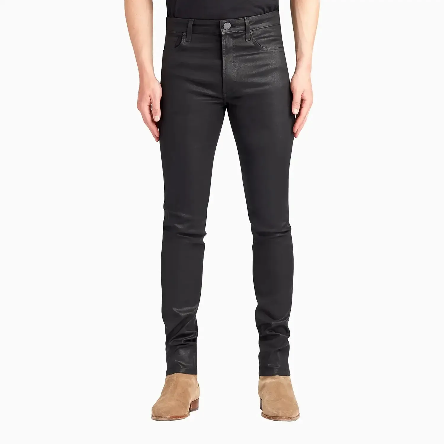 Men's Greyson Coated Noir Skinny Denim Pant