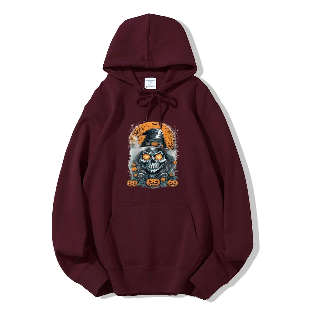 Mens Halloween Witch Graphic Hoodies