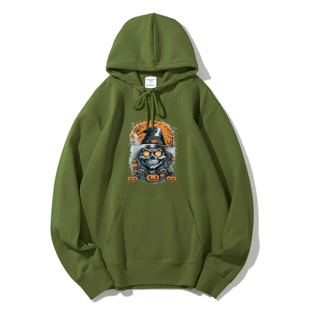 Mens Halloween Witch Graphic Hoodies