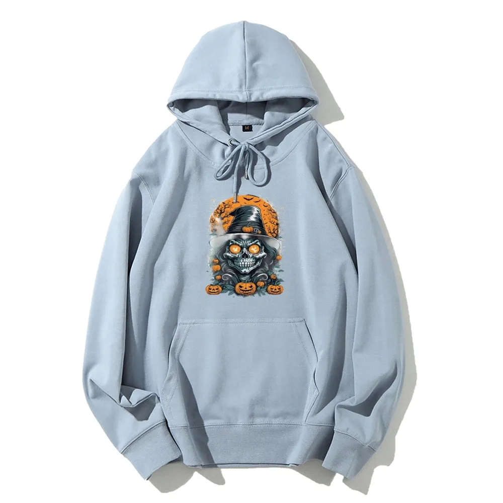 Mens Halloween Witch Graphic Hoodies