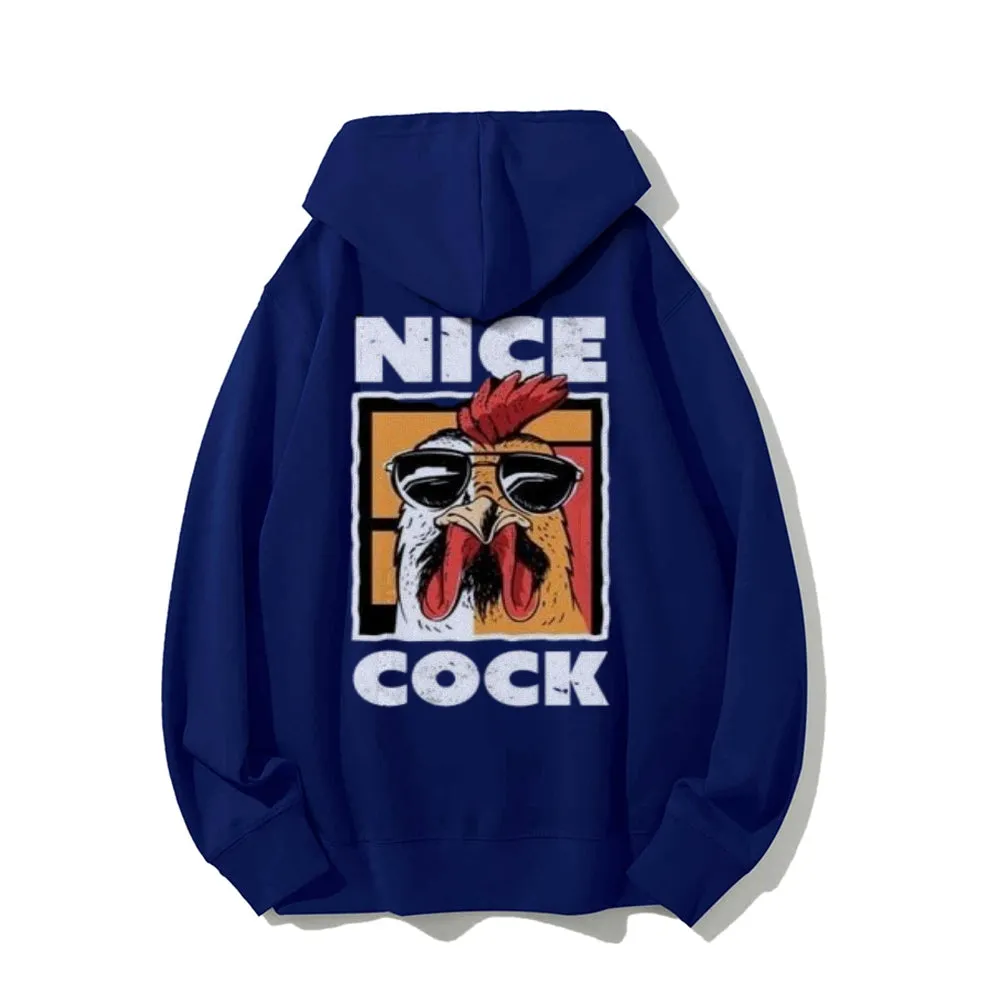 Mens NICE COCK Graphic Hoodies