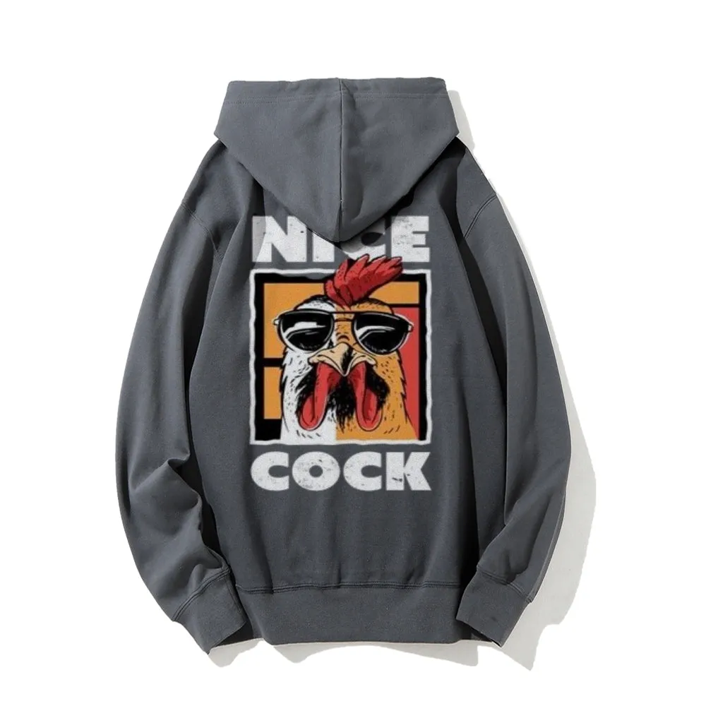 Mens NICE COCK Graphic Hoodies