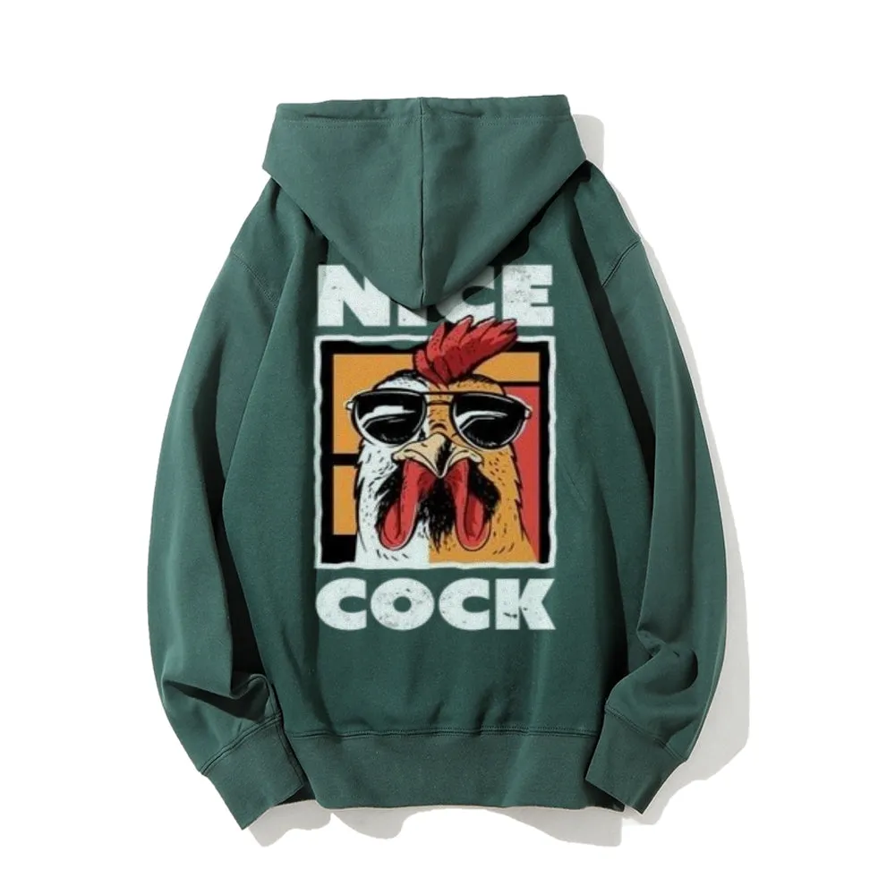 Mens NICE COCK Graphic Hoodies