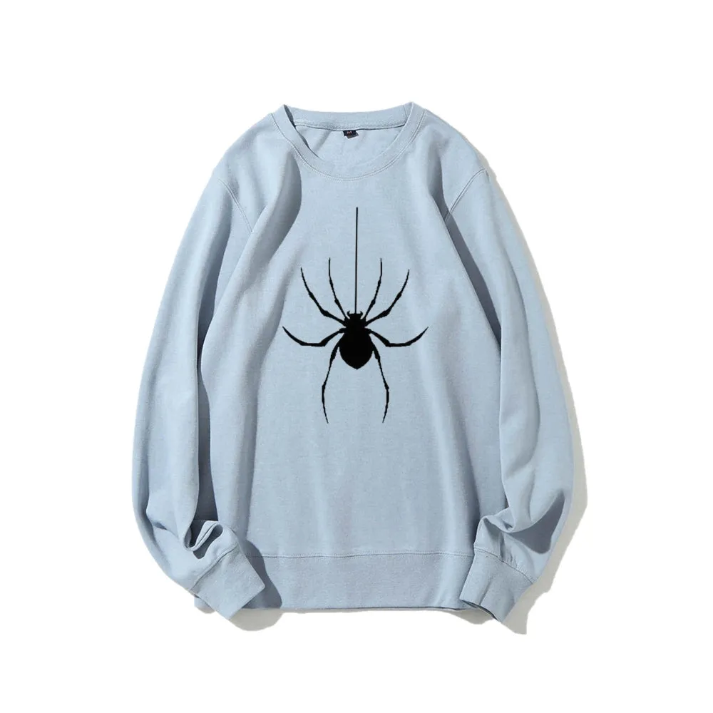 Mens Scary Spider Graphic Sweatshirts