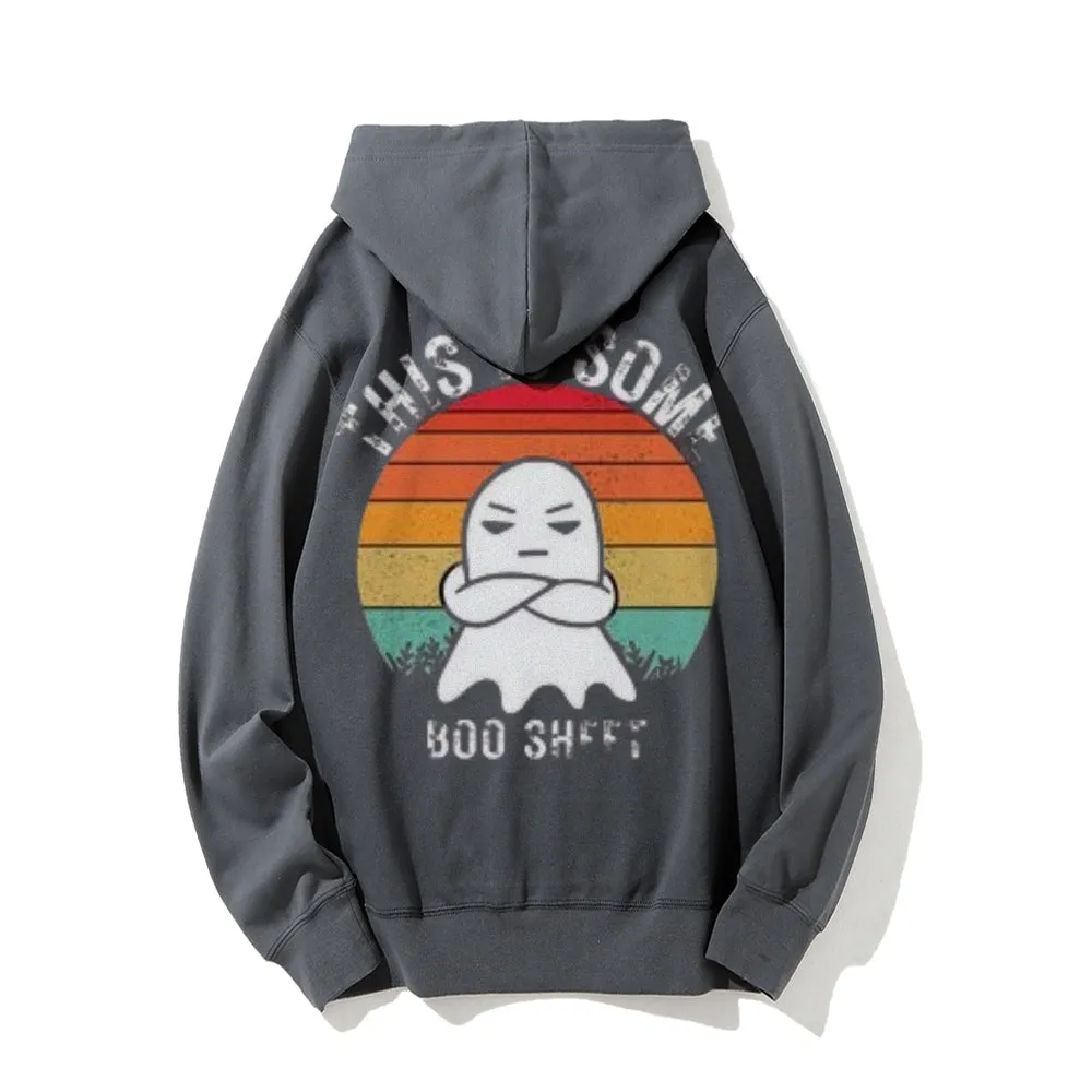 Mens THIS IS SOME BOO SHEET Graphic Pullover Hoodies