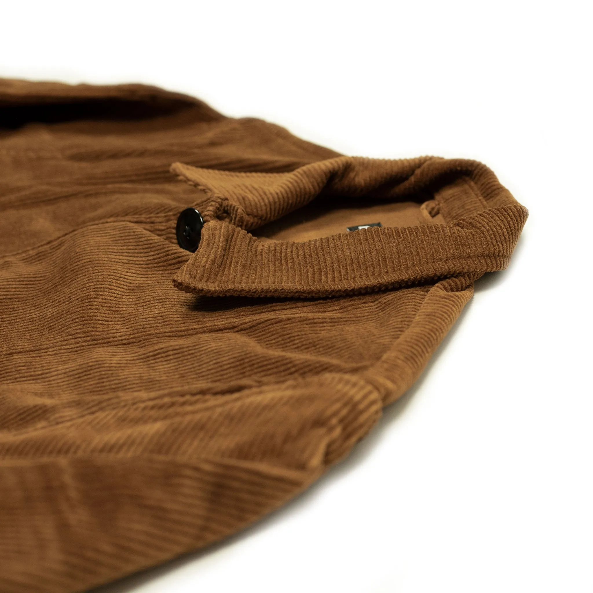 Military Service Jacket in chestnut 8-wale corduroy