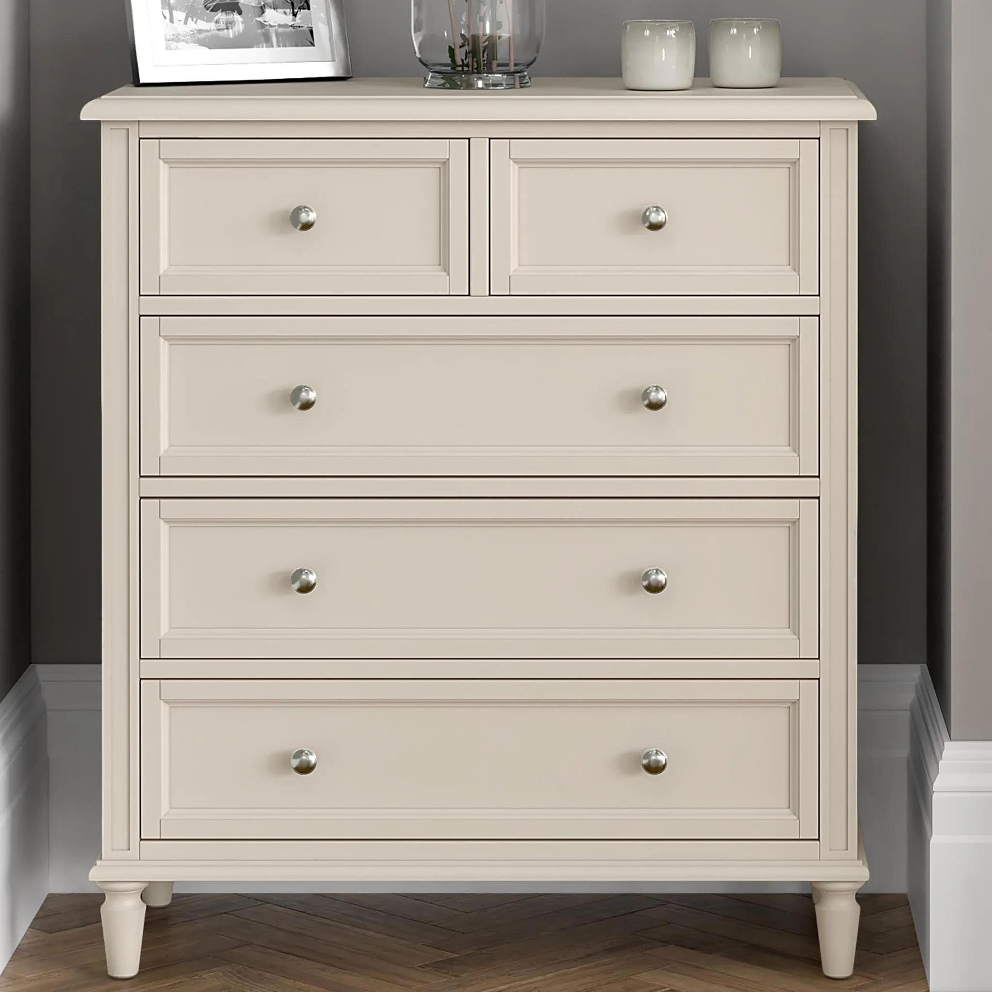 Mulsanne Cream 2 Over 3 Chest of Drawers