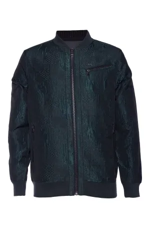 Nasir | Patterned Bomber Jacket