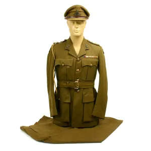 Original British WWII Royal Artillery 78th Division Captain Uniform Set