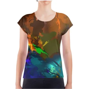 "Subtle Rainbow Color Explosion" Custom Tee