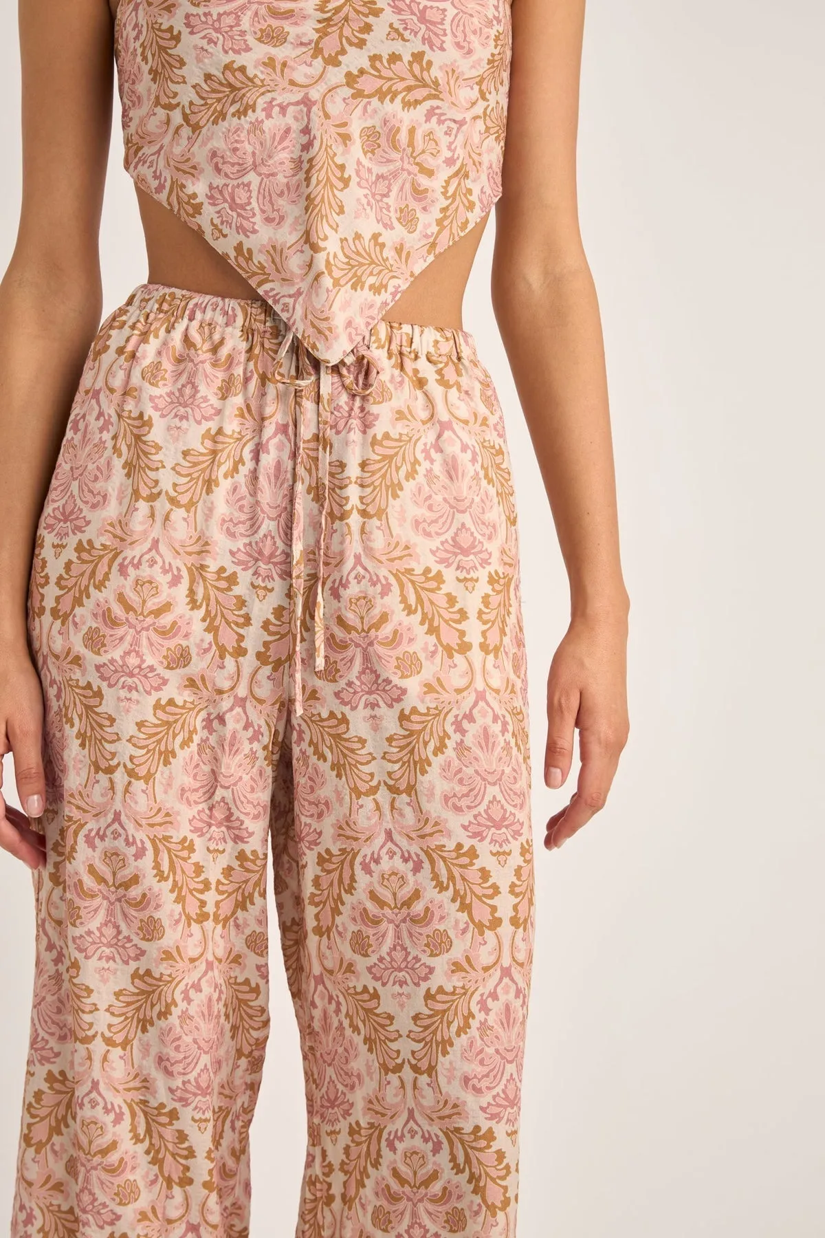 RHYTHM Jessie Paisley Drawstring Pant