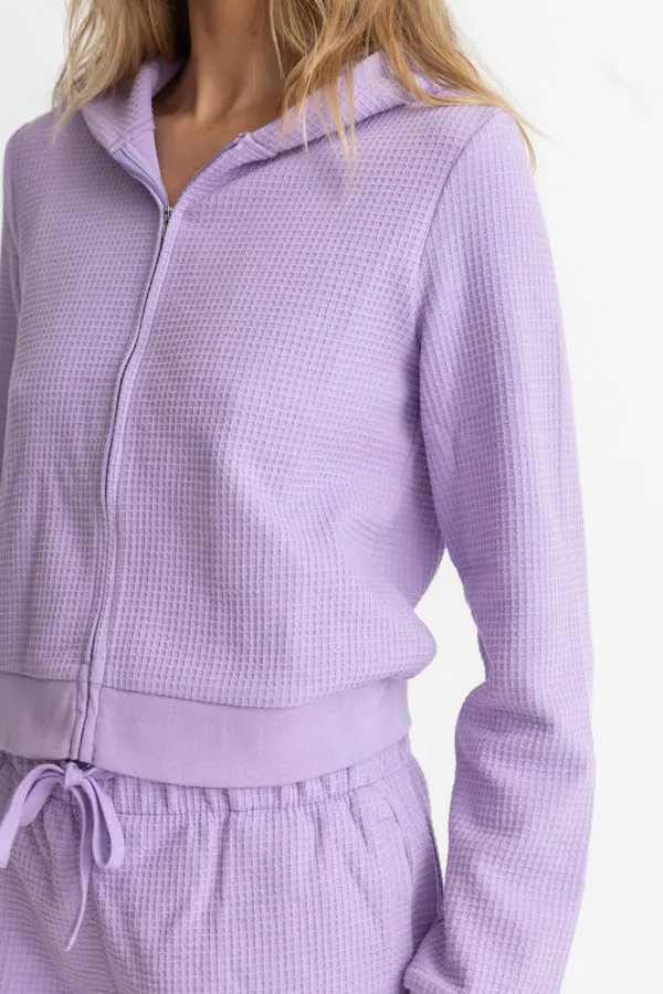 Rhythm Light Layers Zip Up - LAVENDER