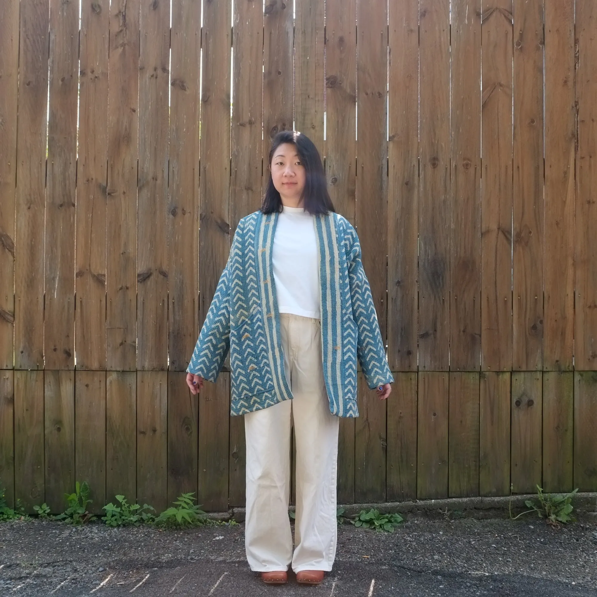 S Chevrons and Stripes Norah Jacket LL023